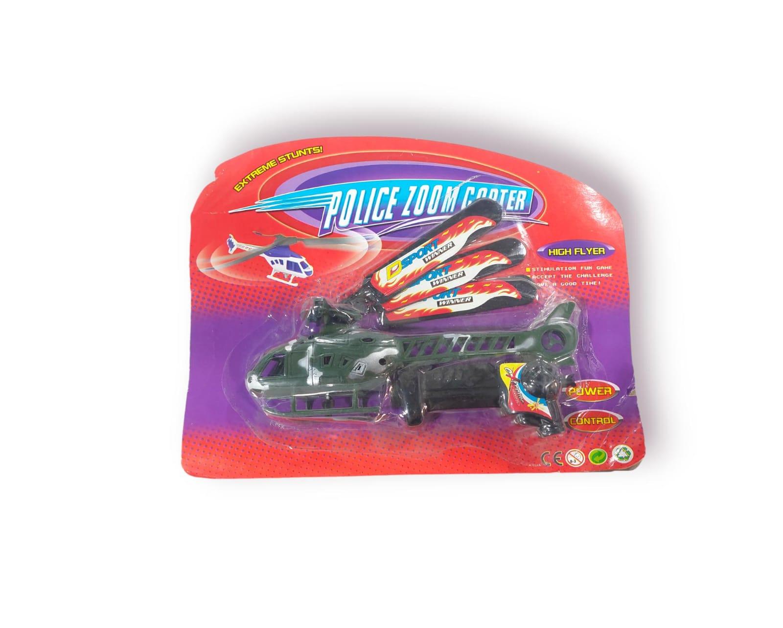 HELICOPTERO CON LANZADOR EN BLISTER 23CM