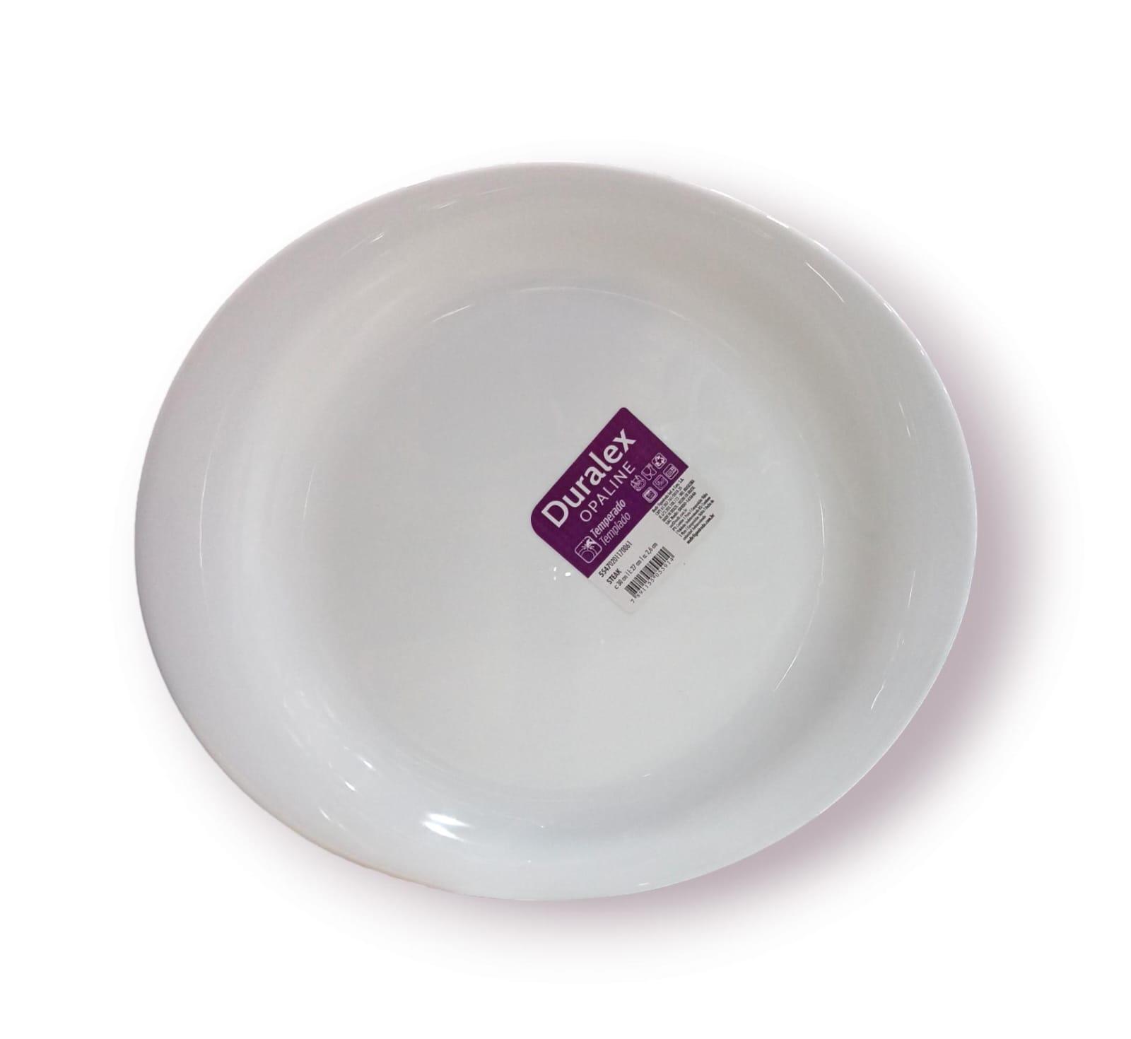 PLATO PLAYO OVALADO OPALINA 30CM NADIR