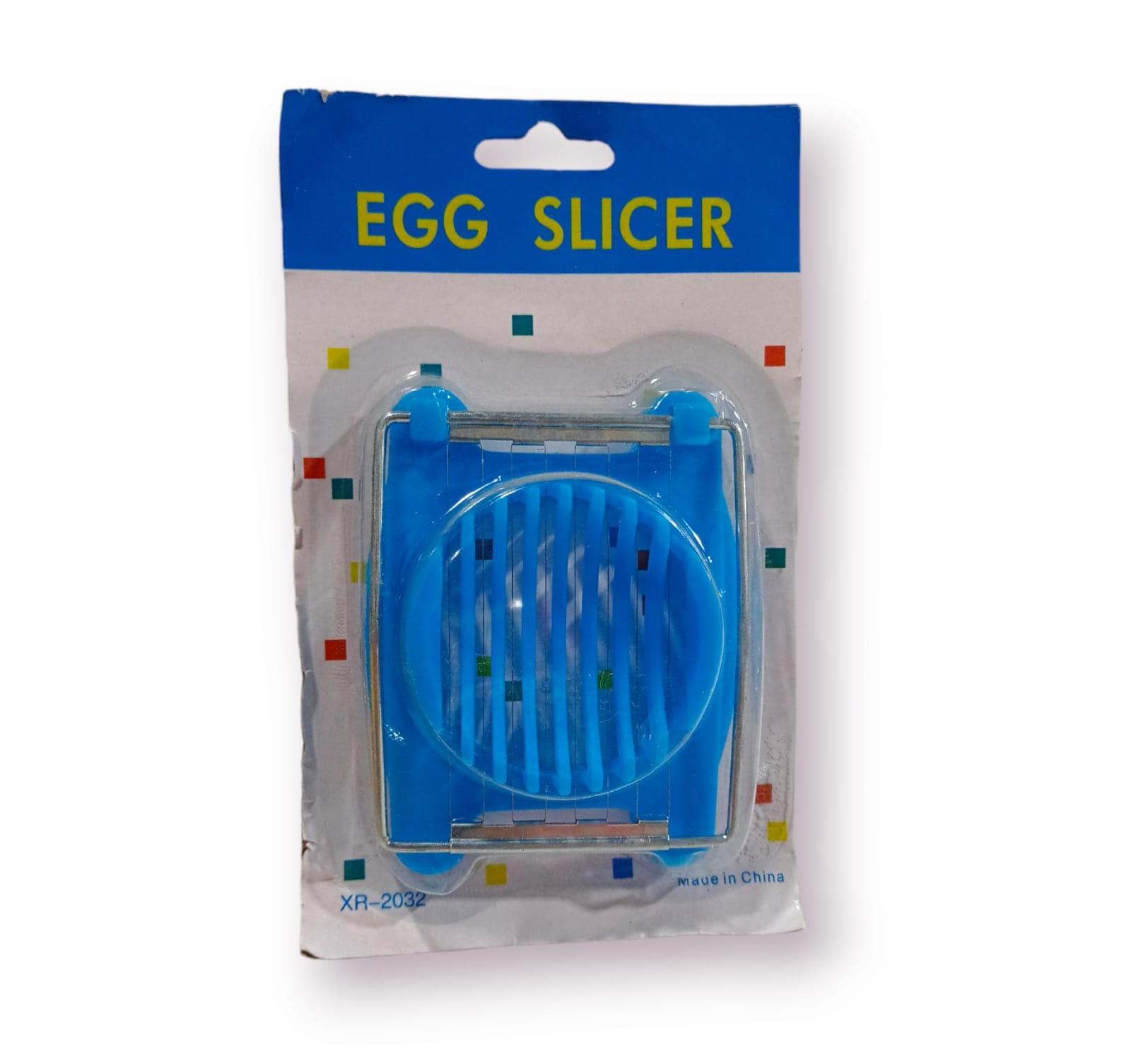 CORTA HUEVO MANUAL ACERO Y PLASTICO  10CM
