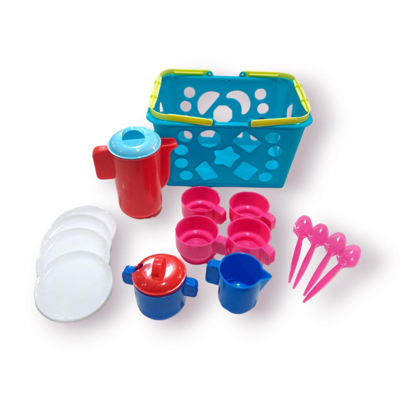 SET DE PICNIC EN CANASTITA CON ACCESORIOS