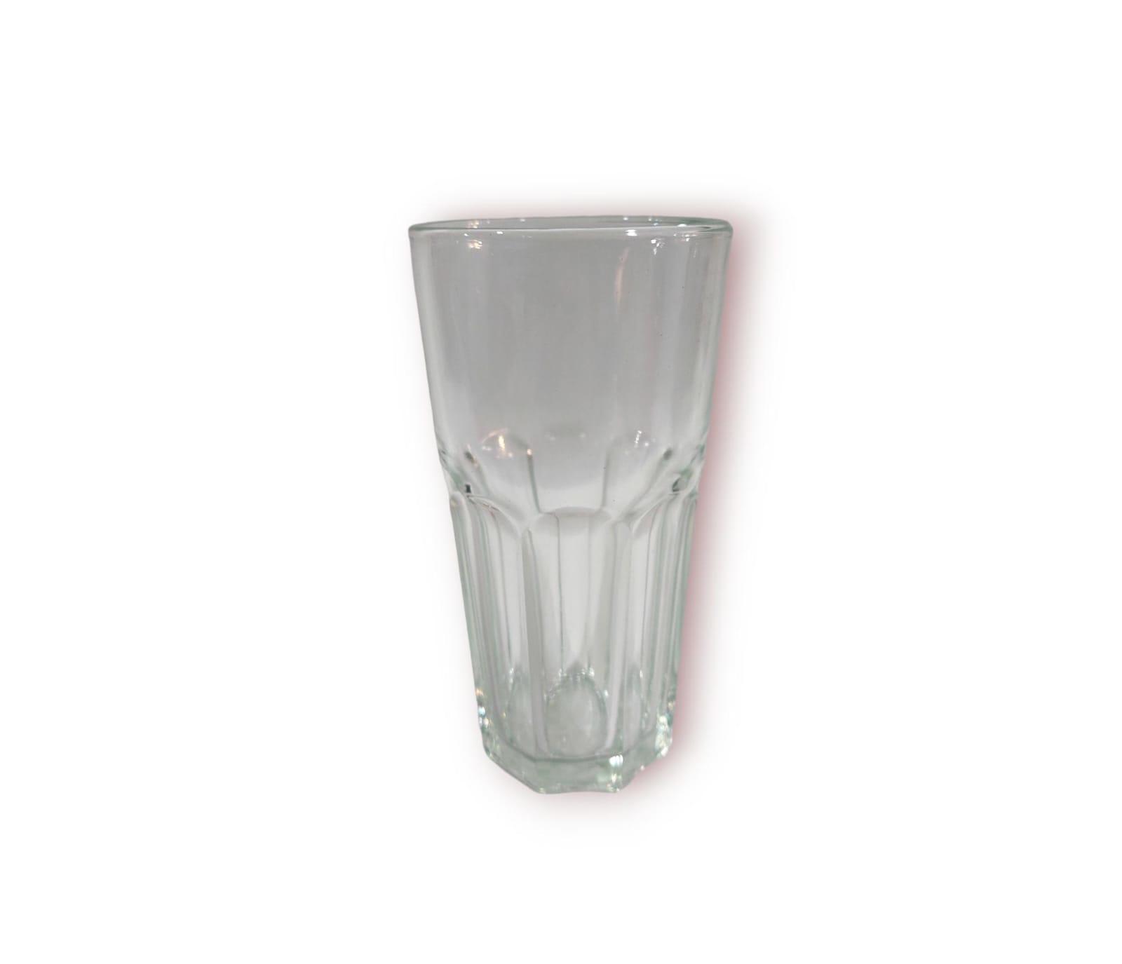 VASO VIDRIO FACETADO TRAGO LARGO DURAX 330CC 