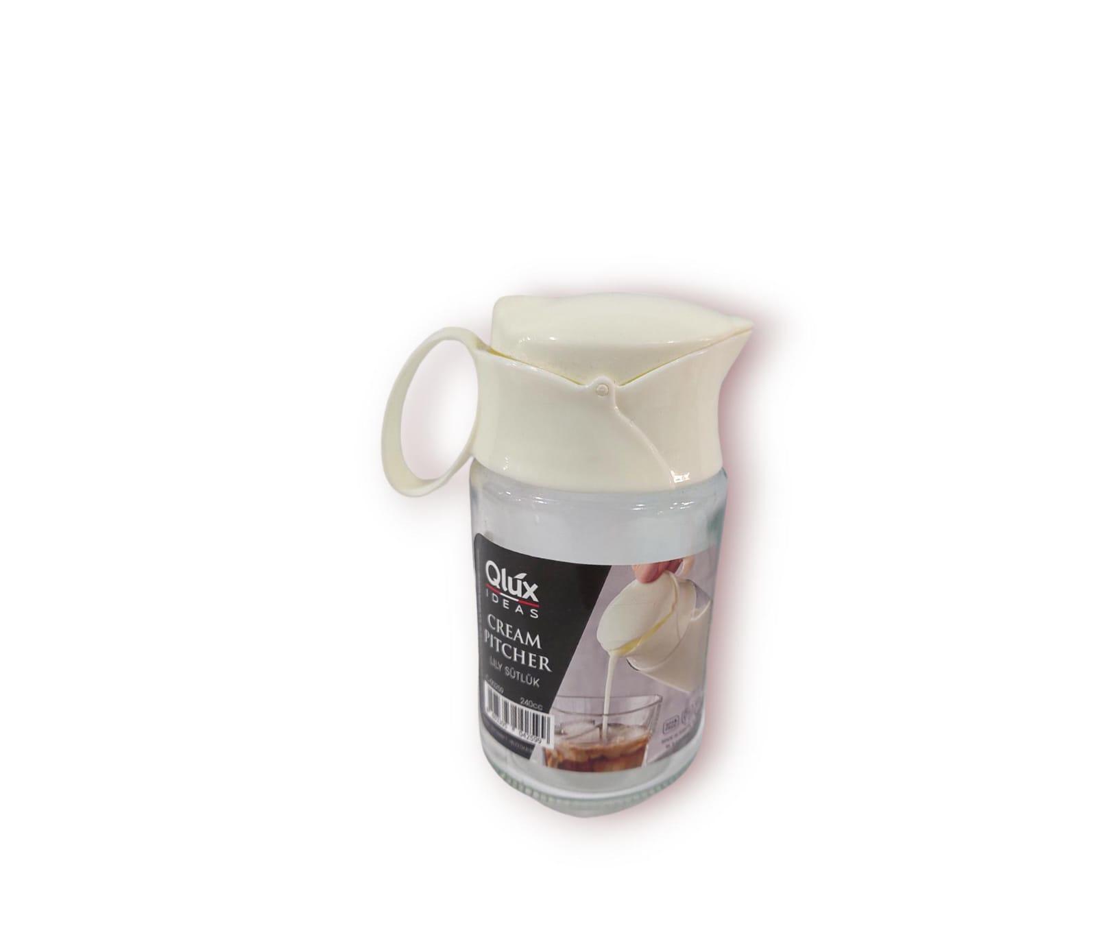 JARRA LECHERA DE VIDRIO 240 CC 
