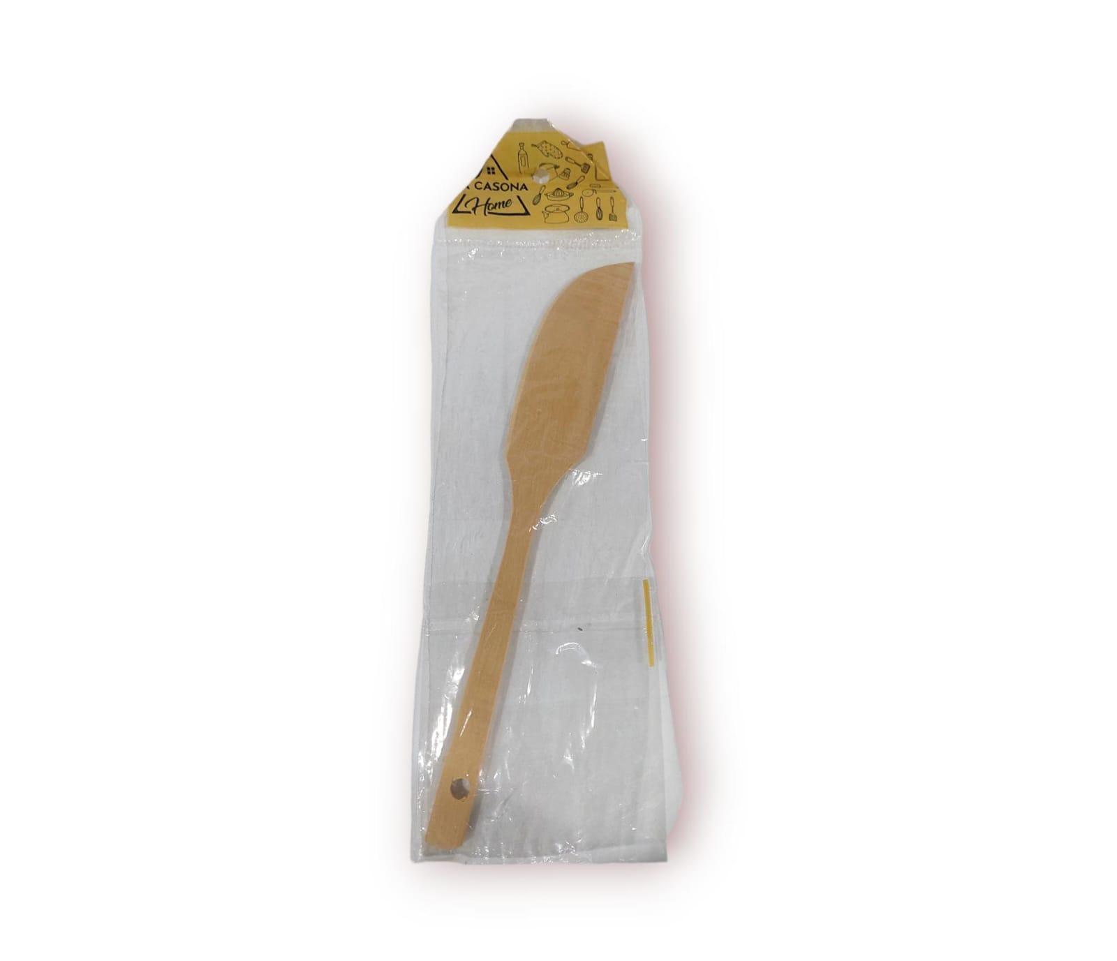 ESPATULA DE MADERA PARA REPOSTERIA 28CM