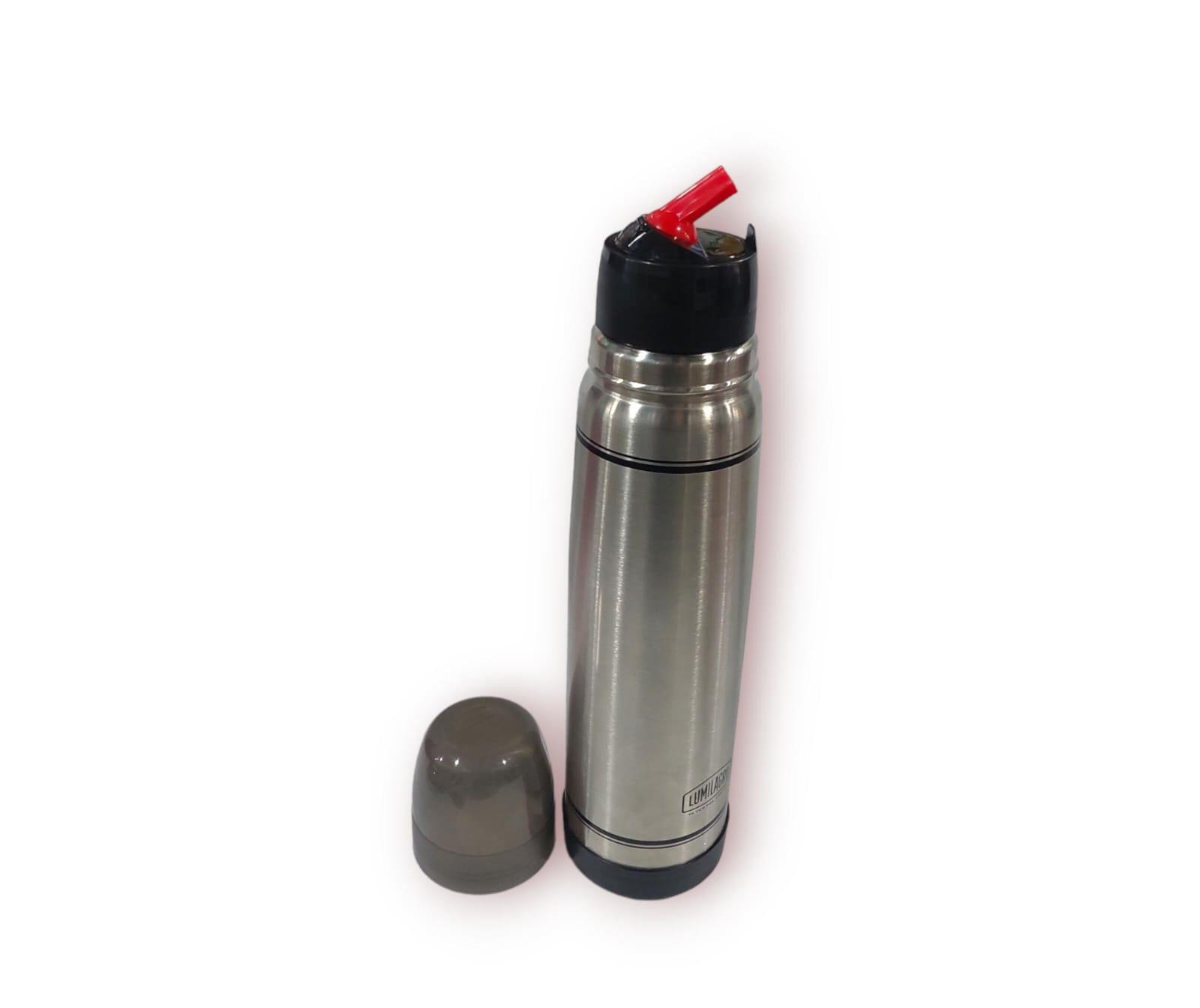 TERMO DE ACERO LUMILAGRO LUMINOX  EN CAJA 1LTS