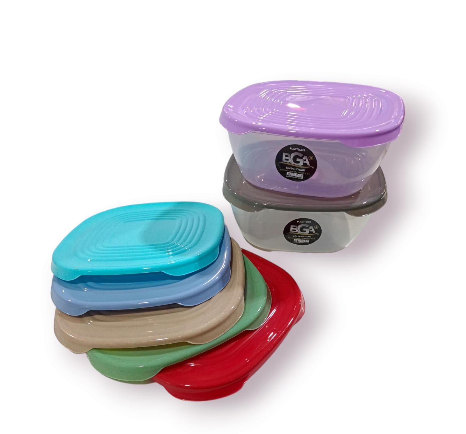 TUPPER HERMETICO CUADRADO PLASTICO 1.4LTS