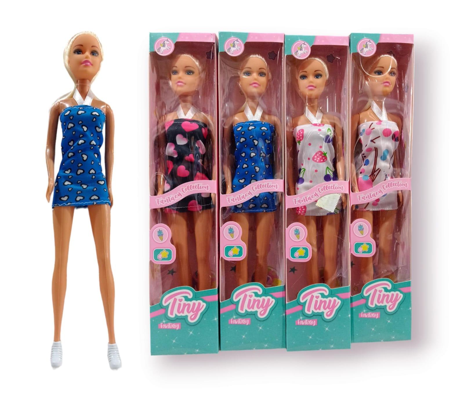 MUÑECA GOMA TINY EN CAJA