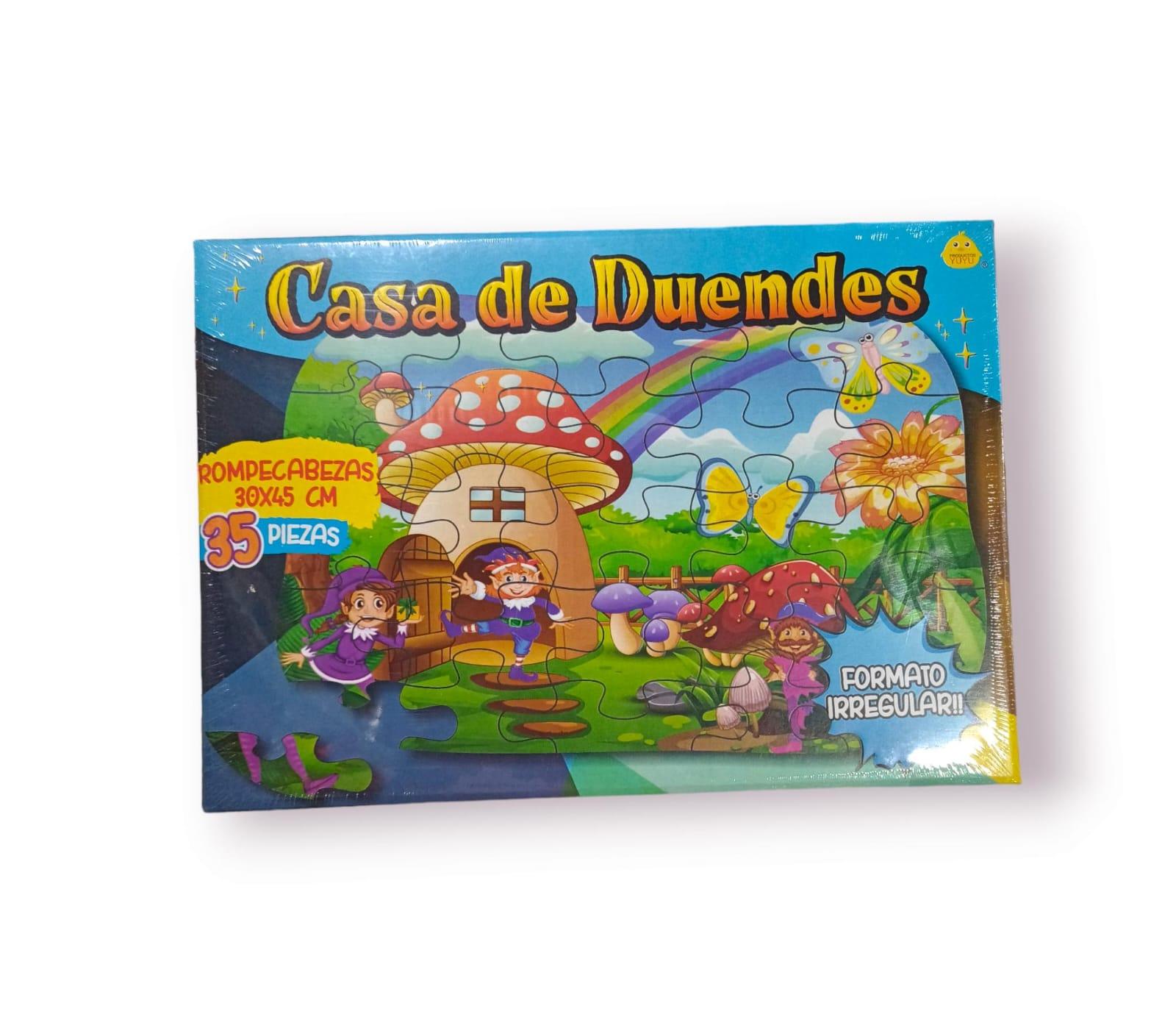 ROMPECABEZAS CASA DE DUENDES 35 PIEZAS EN CAJA