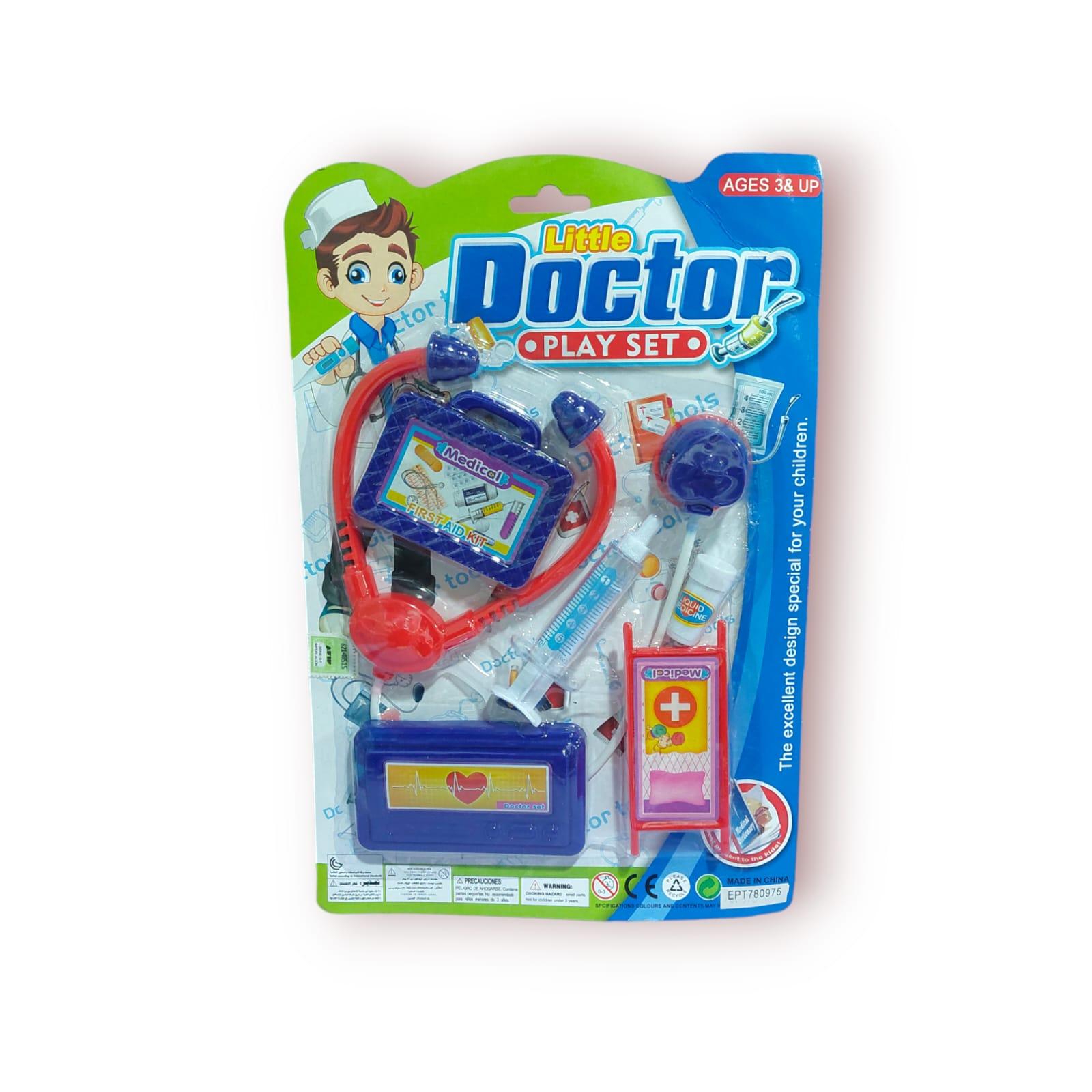 SET DE DOCTOR CON ACCESORIOS EN BLISTER 31CM