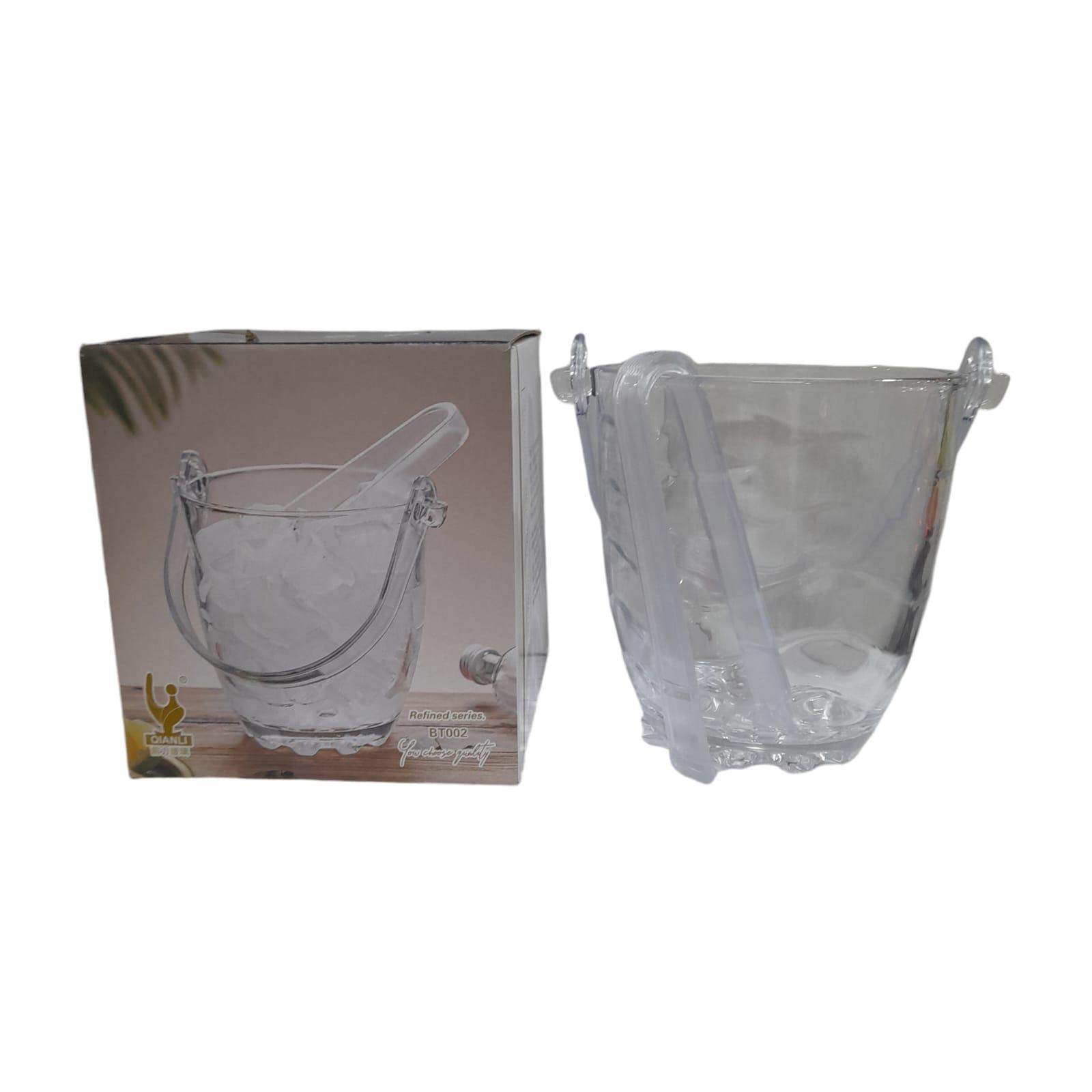 HIELERA VIDRIO 845ML C/PINZA EN CAJA