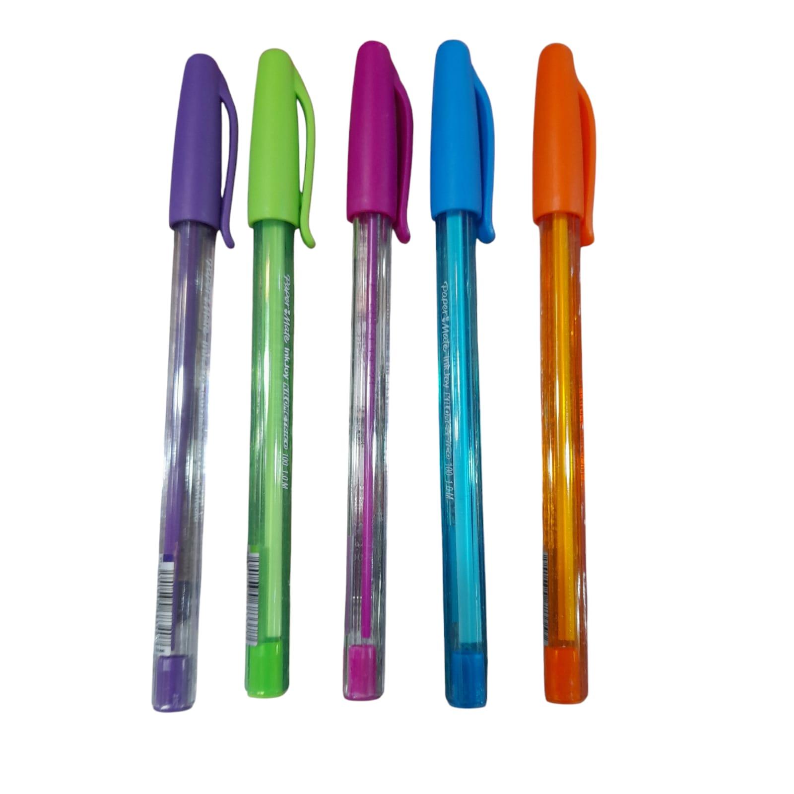 BIROMES PAPER MATE VARIOS COLORES X UNIDAD 