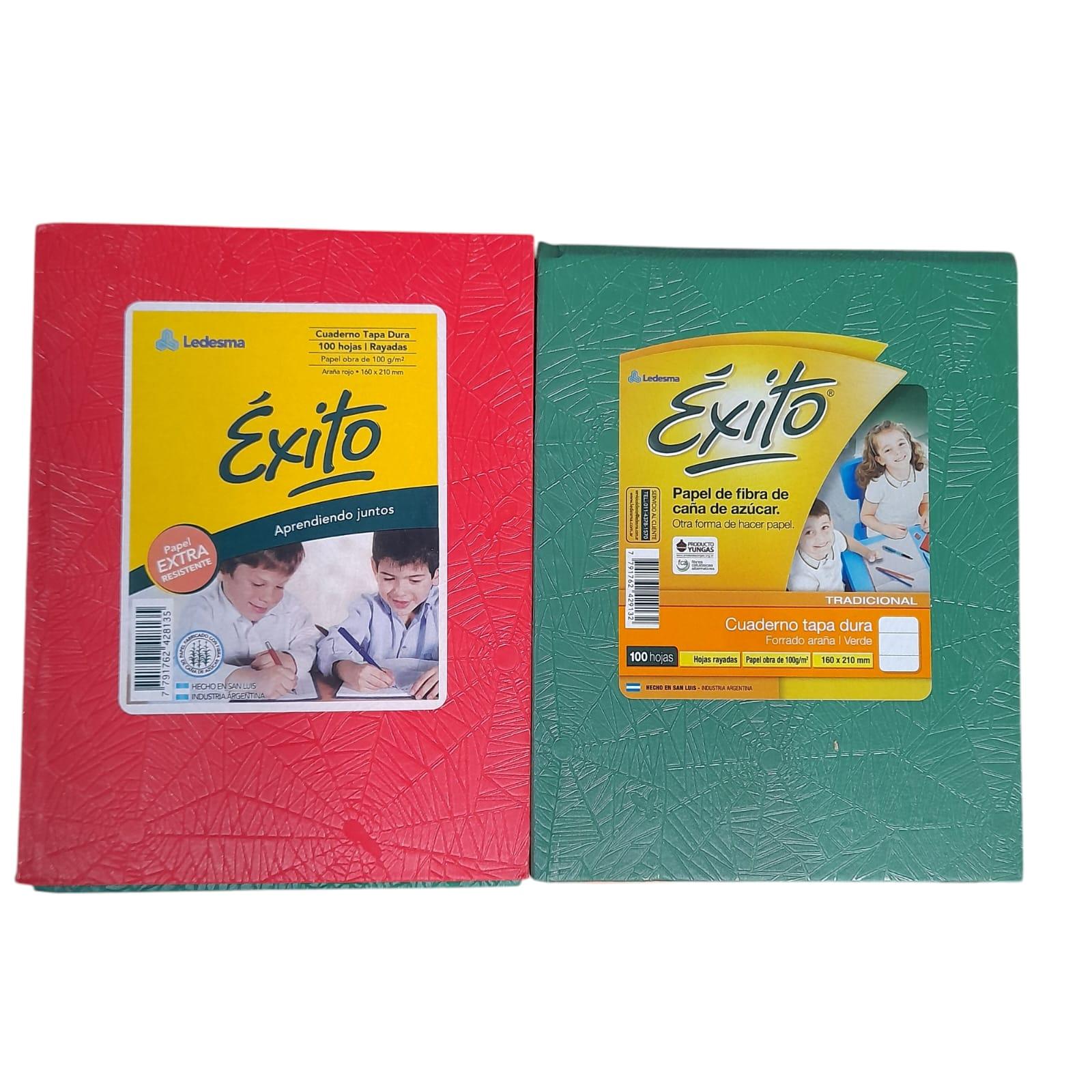 CUADERNO N*1 X 100 HOJAS RAYADO VARIOS COLORES EXITO