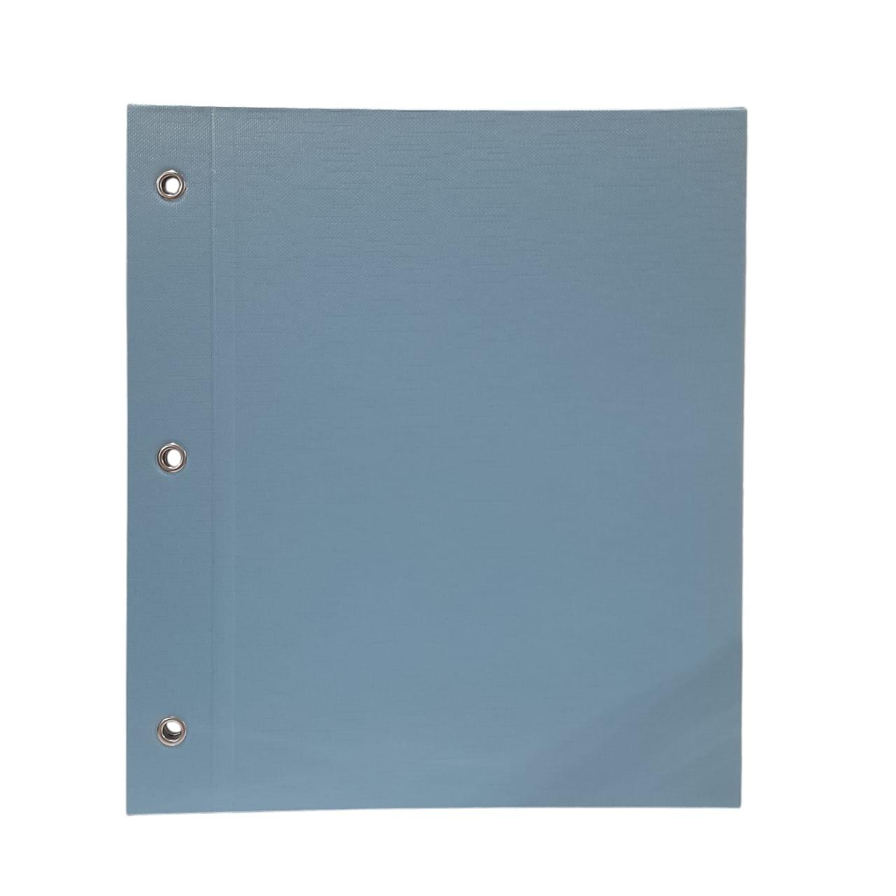 CARPETA N*3 2 TAPAS FORRADA CELESTE PASTEL