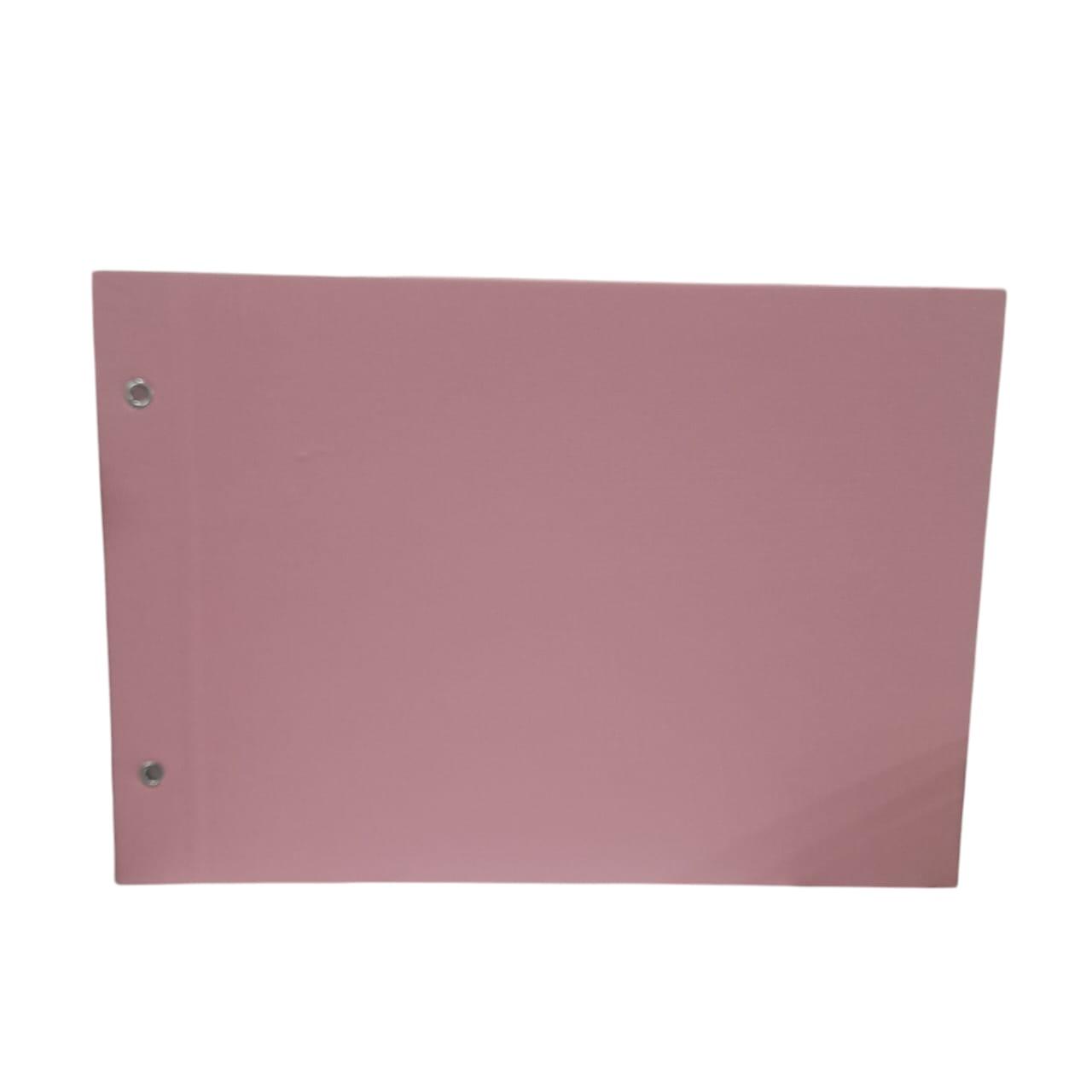 CARPETA N*5 2 TAPAS FORRADA ROSA PASTEL