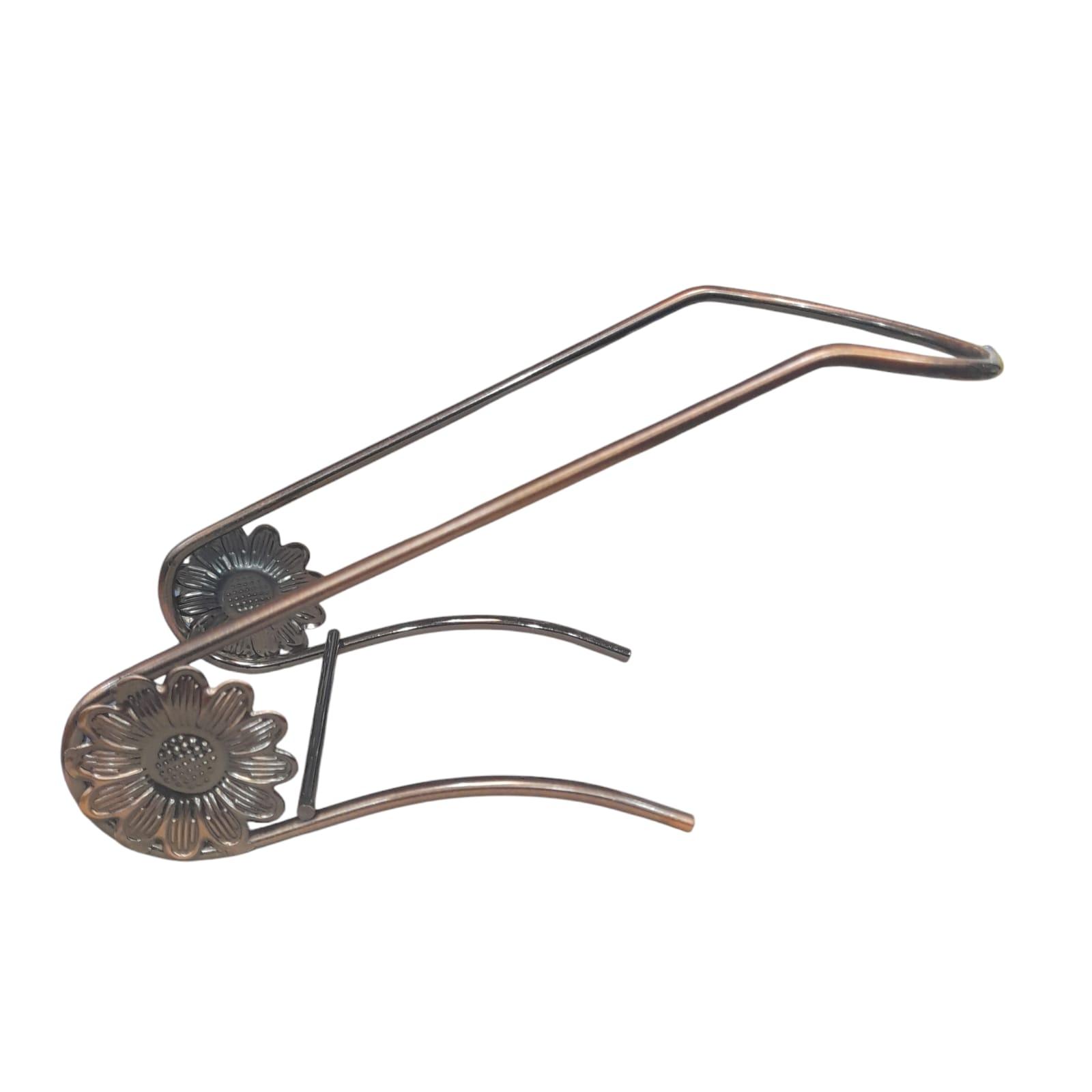 SOPORTE PARA BOTELLAS VINO METALICO DORADO