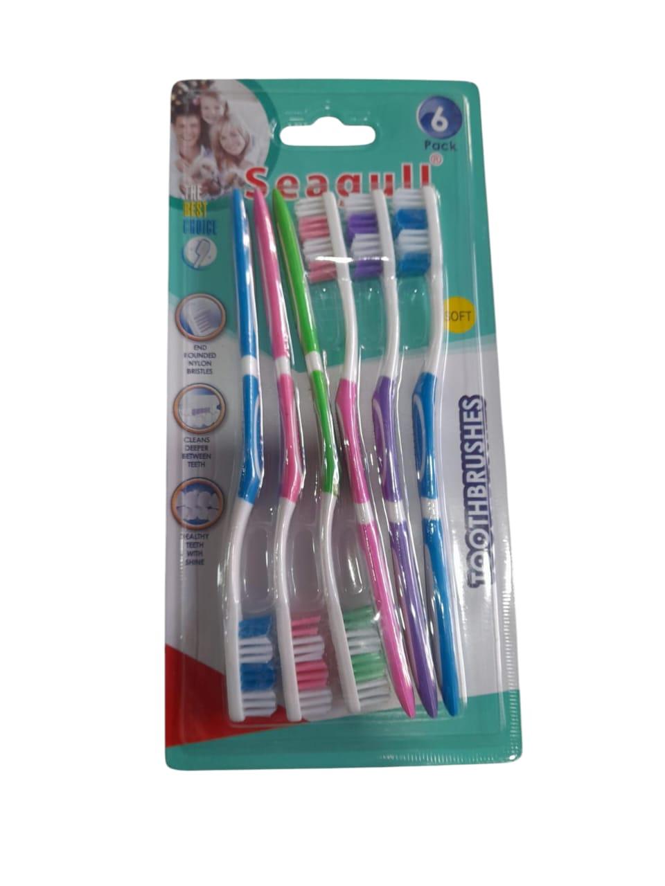 CEPILLO DIENTES X 6 UNIDADES EN BLISTER