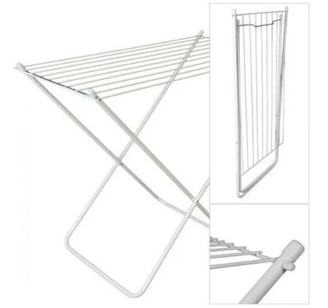 TENDER METALICO SIMPLE(80X53X80CM)PLEGABLE BLANCO