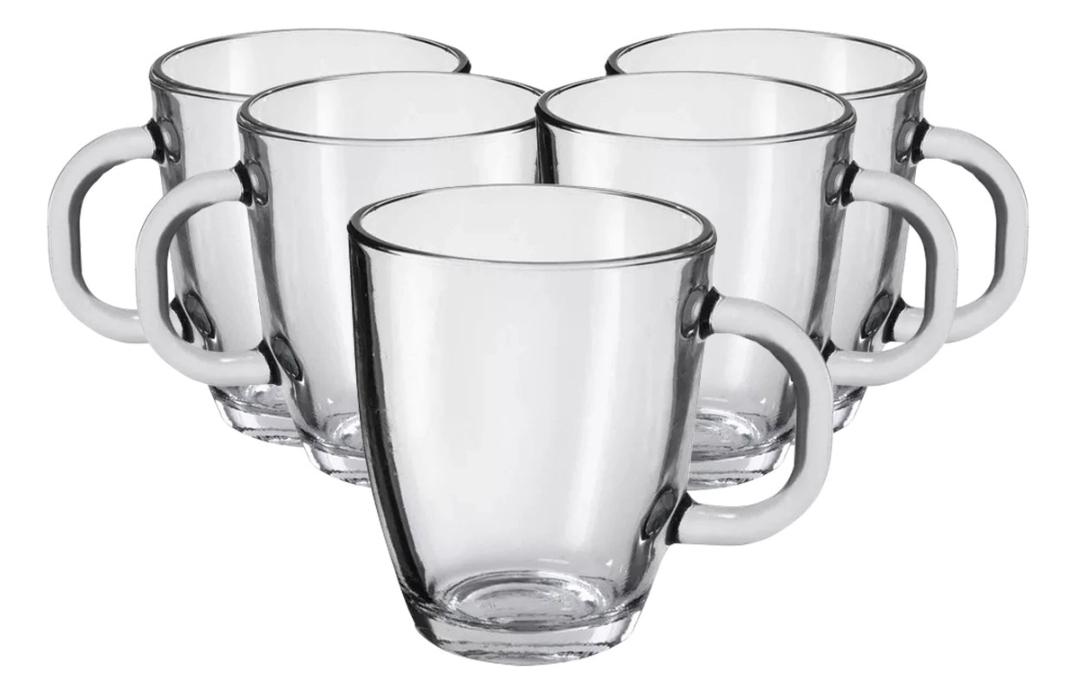 TAZA VIDRIO RIGOLLEAU AMANECER 370ML TRANSPARENTE