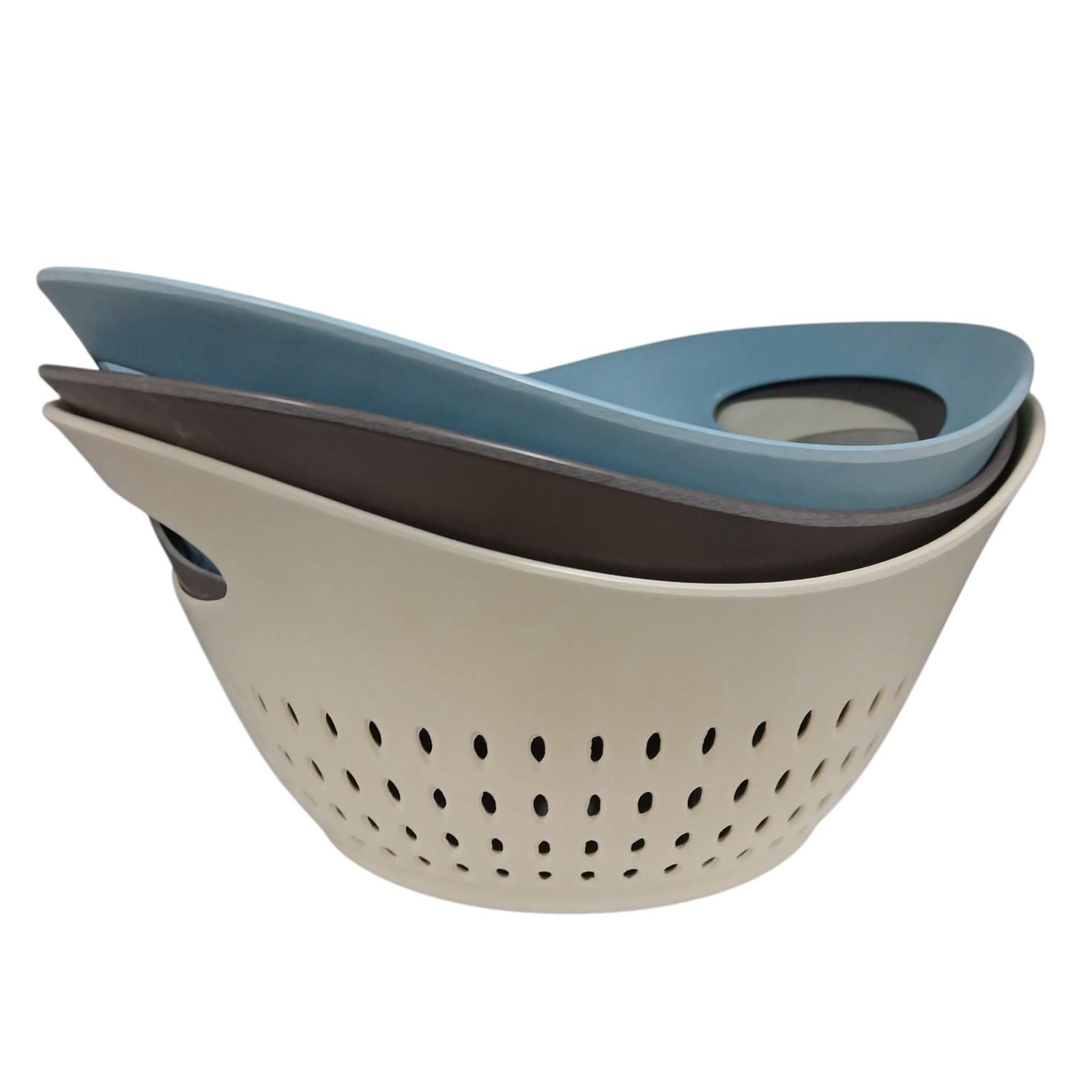 COLADOR PLASTICO GRANDE 27CM COLOR
