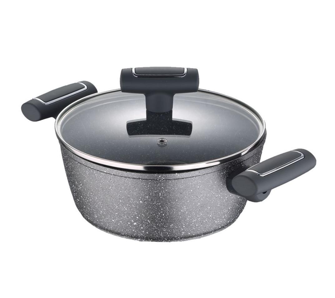 CACEROLA TEFLON N*24 LINEA STONE FORJADA