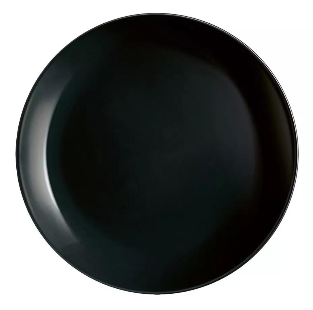 PLATO PLAYO OPALINA LINEA DIWALI NOIR NEGRO 25CM