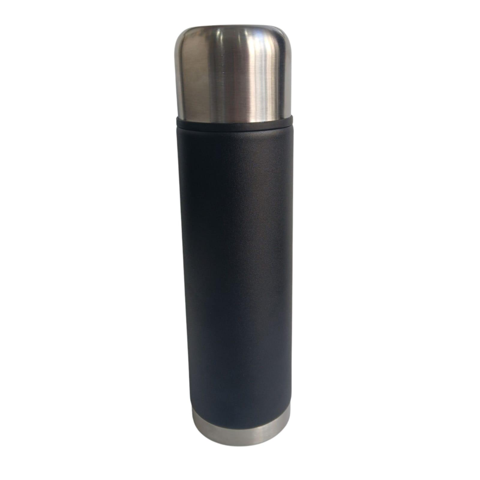 TERMO ACERO INOXIDABLE  1LTS NEGRO