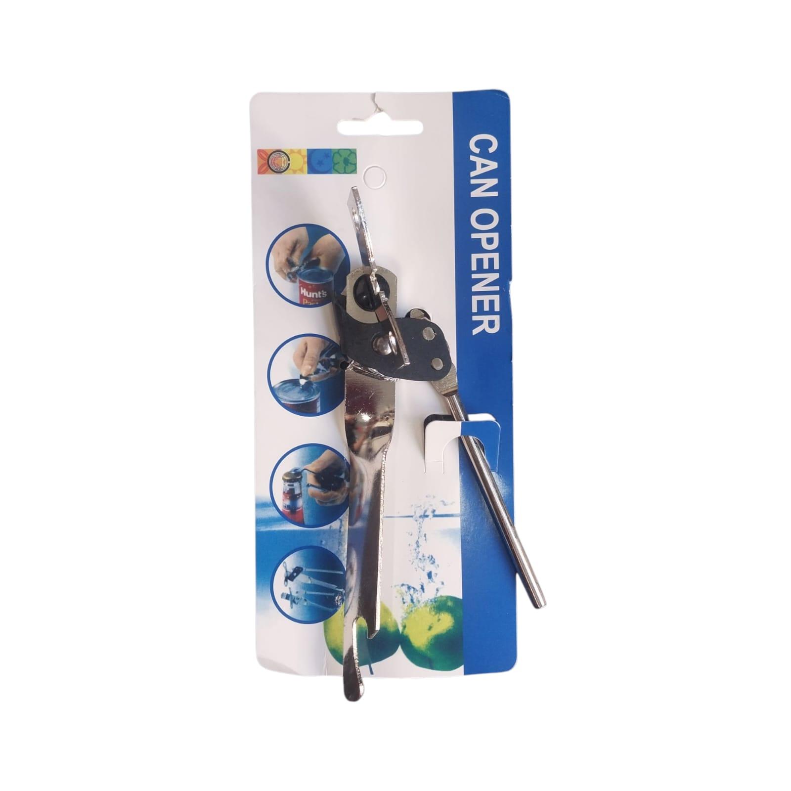 ABRELATAS/DESTAPADOR CON MANIJA METALICO  BLISTER