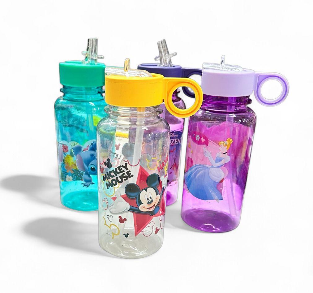  BOTELLA INFANTIL ESTAMPADA DISNEY 400CC CON PICO Y BOMBILLA