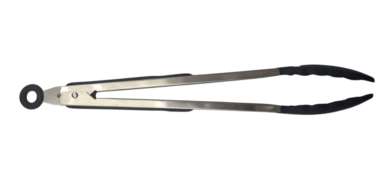 PINZA ACERO INOXIDABLE PUNTA SILICONADA 30CM