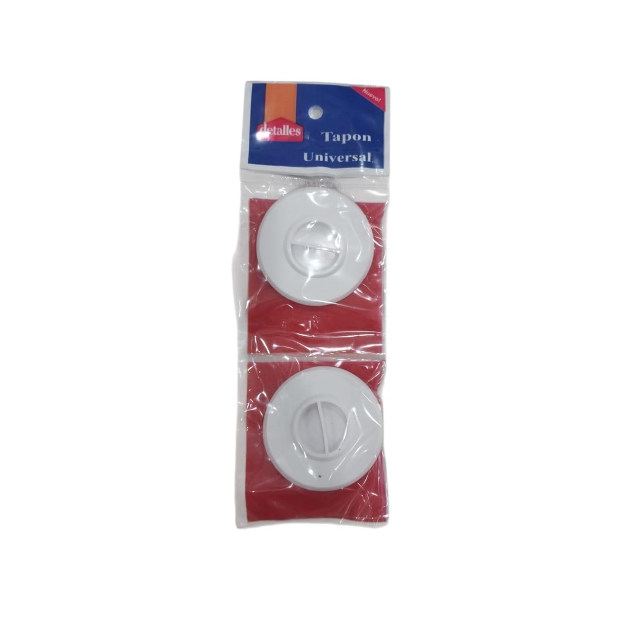 TAPON GOMA X 2 UNIDADES UNIVERSAL