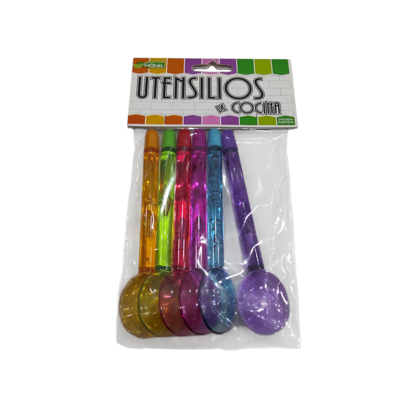 CUCHARITA X 6 ACRILICA EN BOLSA