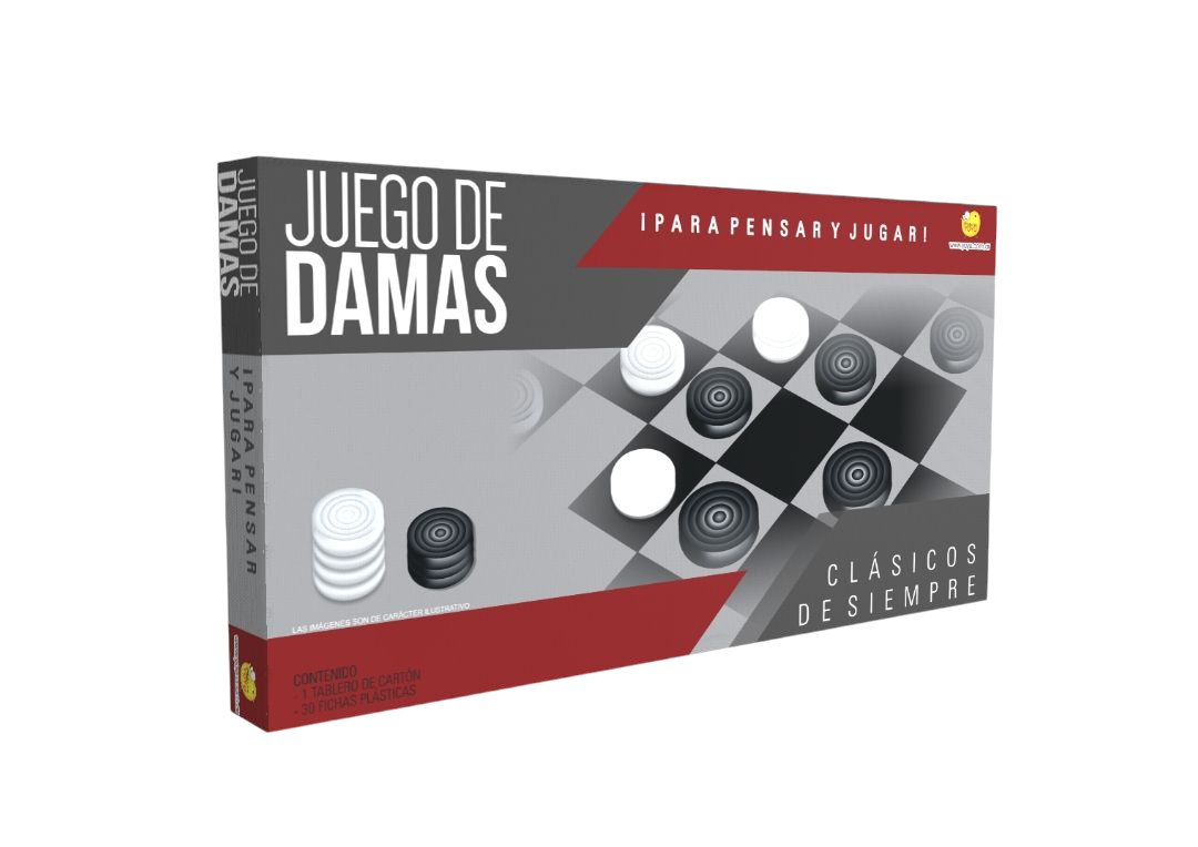 JUEGO DE DAMAS PREMIUM EN CAJA