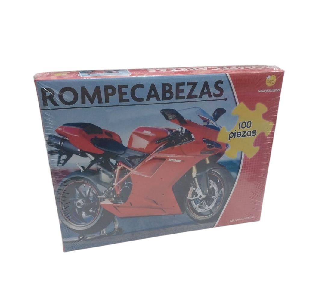 ROMPECABEZAS X 100 PIEZAS MOTIVO MOTO