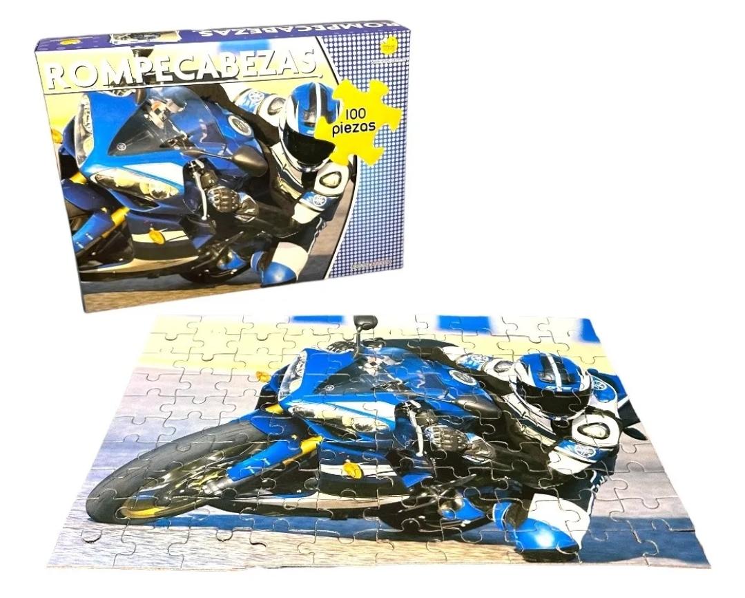 ROMPECABEZAS X 100 PIEZAS MOTO 