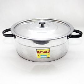 CACEROLA ALUMINIO CON TAPA N*28