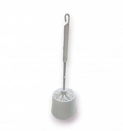 CEPILLO LIMPIA INODORO PLASTICO CON BASE 33CM