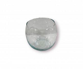 PORTA VELA ESTILO PECERA VIDRIO 6CM