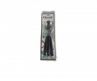 CUCHARA CAROL X 3 UNIDADES COLOR NEGRO