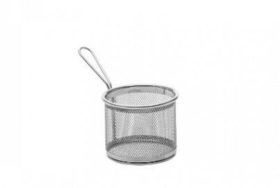 CANASTITO PARA SERVIR ACERO INOXIDABLE 11CM