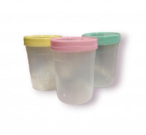FRASCO PLASTICO CONTENEDOR N*2 CON TAPA