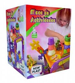 MESA DE ACTIVIDADES DIDACTICA DE ENCASTRE NEW PLAST
