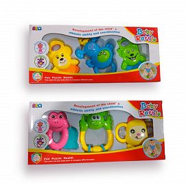 SONAJERO PARA BEBE X 3 UNIDADES EN CAJA