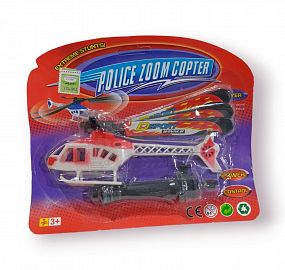 HELICOPTERO CON LANZADOR EN BLISTER 16CM