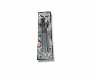 CUCHARA CAROL X 3 UNIDADES COLOR GRIS