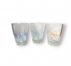VASO VIDRIO TANGO ESTAMPADO 400CC DURAX