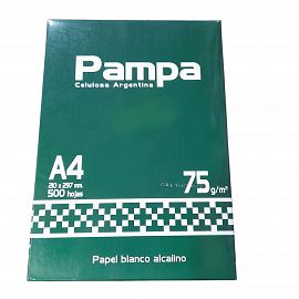RESMA DE HOJAS A4 X 500 HOJAS 75 GRS PAMPA
