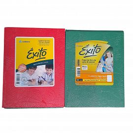 CUADERNO N*1 X 100 HOJAS RAYADO VARIOS COLORES EXITO