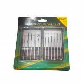 DESTORNILLADOR SET COMPLETO X 11 PIEZAS EN BLISTER