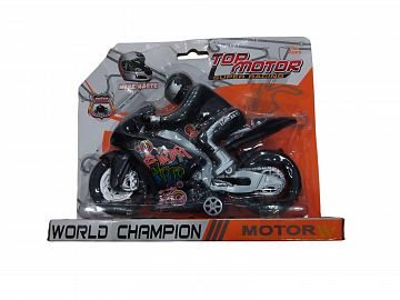 MOTO DE CARRERA EN BURBUJA
